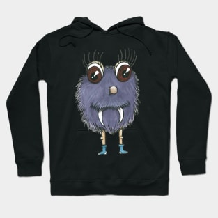 Fluffy Purple monster Hoodie